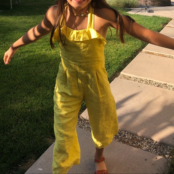 Zara Other - Zara Kids Yellow Jumpsuit